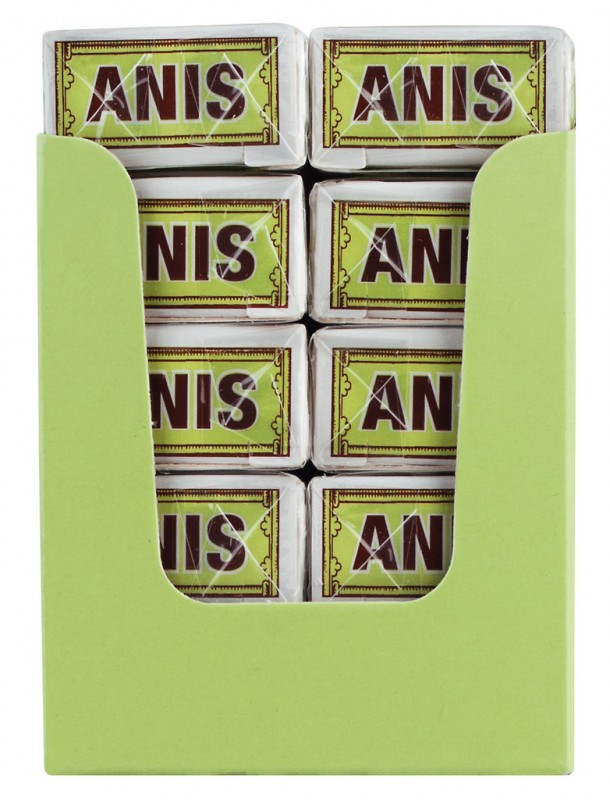 Les petits anis Anis, Anisdragees, Display, Les Anis de Flavigny - 10 x 18 g - naytto