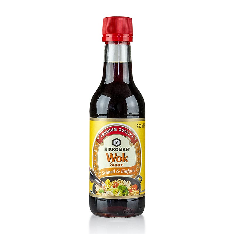 Molho de soja - para wok, Kikkoman, Japao - 250g - Garrafa