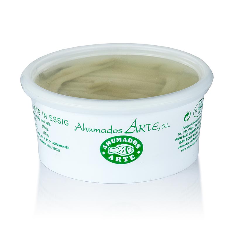 Filetes de anchova, em salmoura de vinagre, branco - 350g - Caneca