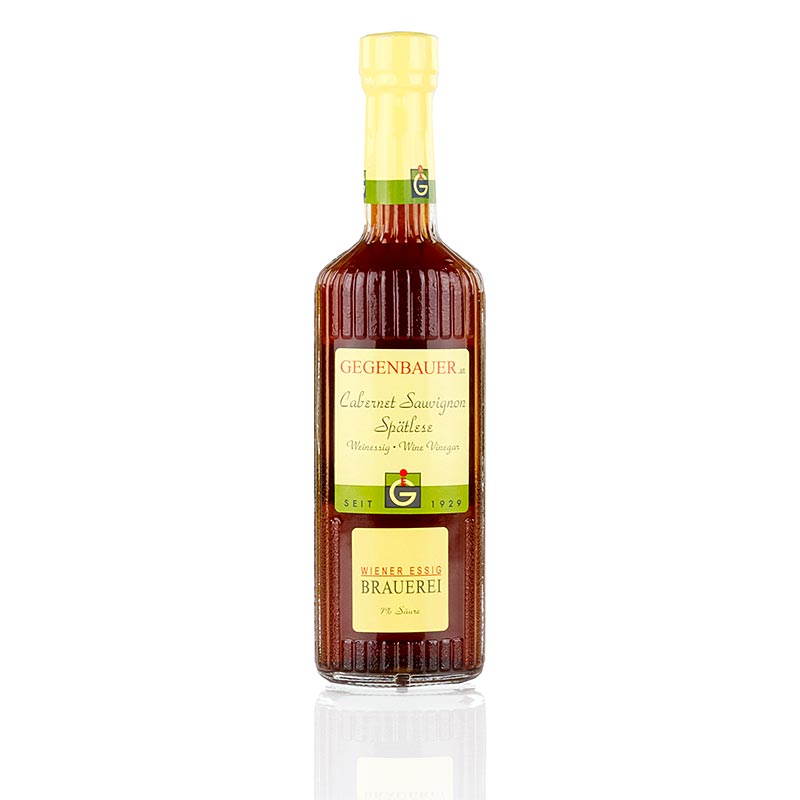 Vinagre de vino Gegenbauer Cabernet Sauvignon, 5% acido - 250ml - Botella