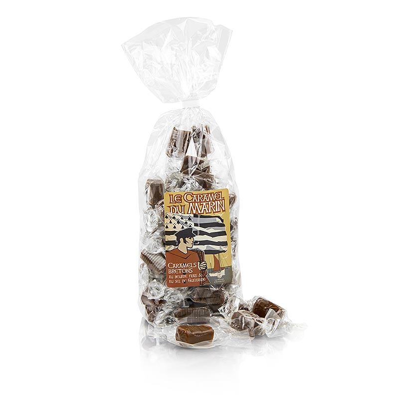 Caramelos BretOEes - bombons de caramelo com manteiga e sal marinho - 500g - bolsa