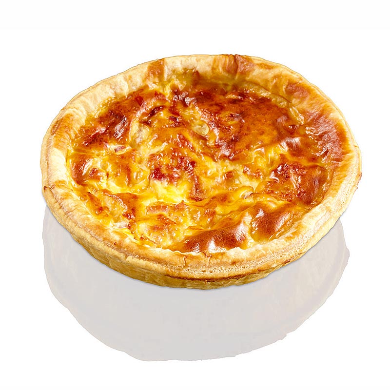 Quiches Lorraine com presunto e queijo Comte, Ø12cm, Delifrance - 3,6 kg, 18 pecas - Cartao