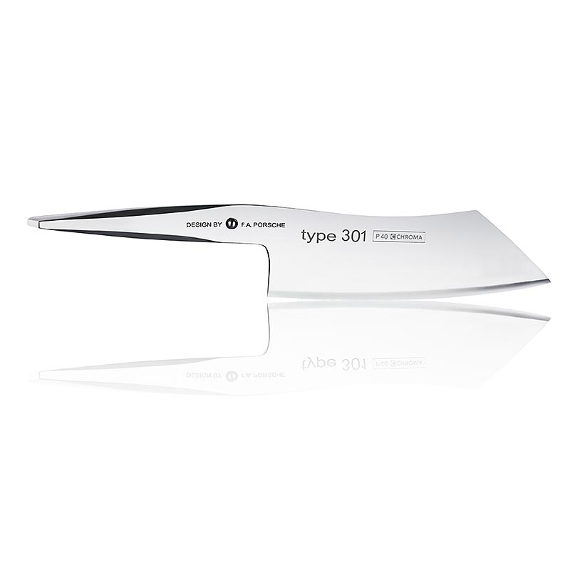 Faca Chroma tipo 301 P-40 Hakata Santoku - Design de FA Porsche - 1 pedaco - Caixa de madeira