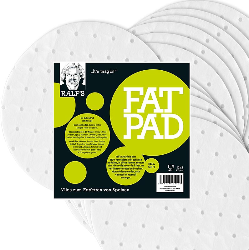 Ralfs FatPad L, Ø 23cm - 12 St - Beutel Ralfs FatPad L, Ø 23cm - 12 St - Beutel