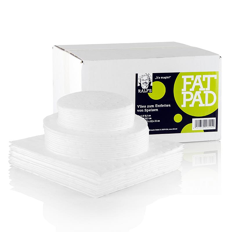 Ralfs FatPad-pakke (12 x S, 12 x M, 4 x XXL) - 28 stykker - bag