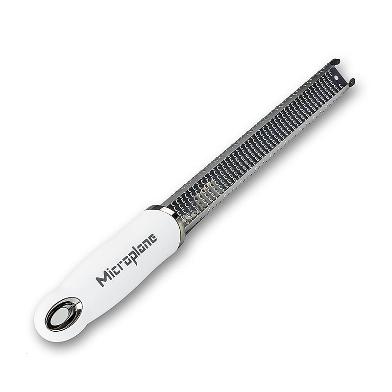 Microplane Premium Classic - haste, ralador de raspas, cabo branco / toque suave - 1 pedaco - Solto