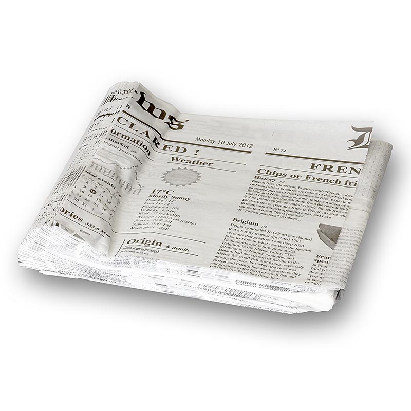 Saco de lanche descartavel com impressao de jornal, aproximadamente 170 x 170 mm - 500 pecas - Cartao Saco de lanche descartavel com impressao de jornal, aproximadamente 170 x 170 mm - 500 pecas - Cartao
