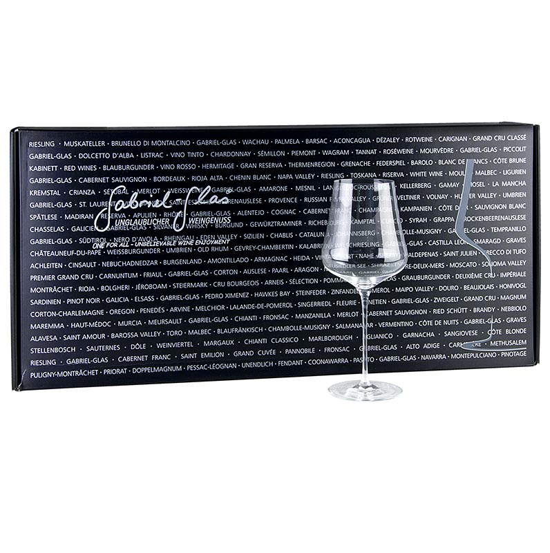 GABRIEL-GLAS STANDARD, bicchieri da vino, 510 ml, soffiati a macchina, in confezione regalo - 6 pezzi - Cartone