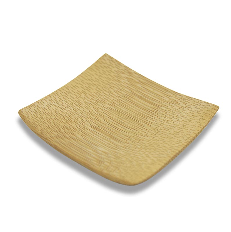 Mehrweg Bambusschalen, leicht gewölbt und massiv, quadratisch, 6 x 6 cm - 25 St - Beutel Mehrweg Bambusschalen, leicht gewölbt und massiv, quadratisch, 6 x 6 cm - 25 St - Beutel