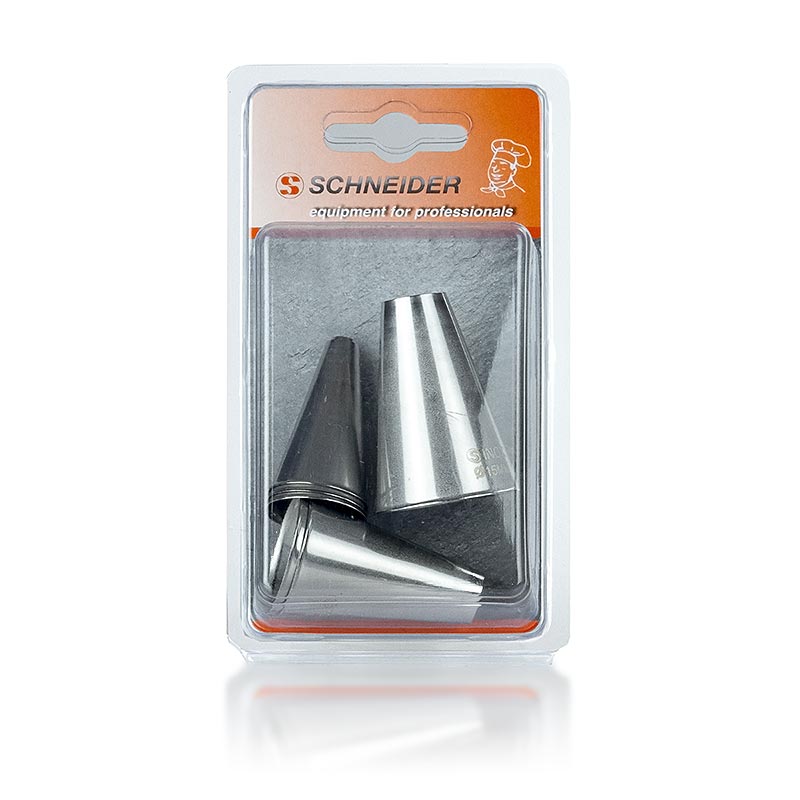 Joc de boquilles per a manega pastissera, forat, fet d`acer inoxidable - 6 peces - Butllofes