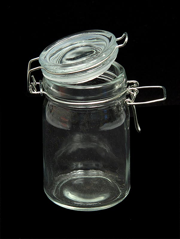 Drahtbügelglas - Mini, ø 6,5 / 7cm, 11,5 cm hoch, 250 ml, rund - 1 St - Lose Drahtbügelglas - Mini, ø 6,5 / 7cm, 11,5 cm hoch, 250 ml, rund - 1 St - Lose