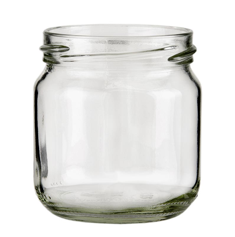 Glas, rund, 212 ml, 66 mm Mündung, ohne Deckel - 1 St - Lose Glas, rund, 212 ml, 66 mm Mündung, ohne Deckel - 1 St - Lose