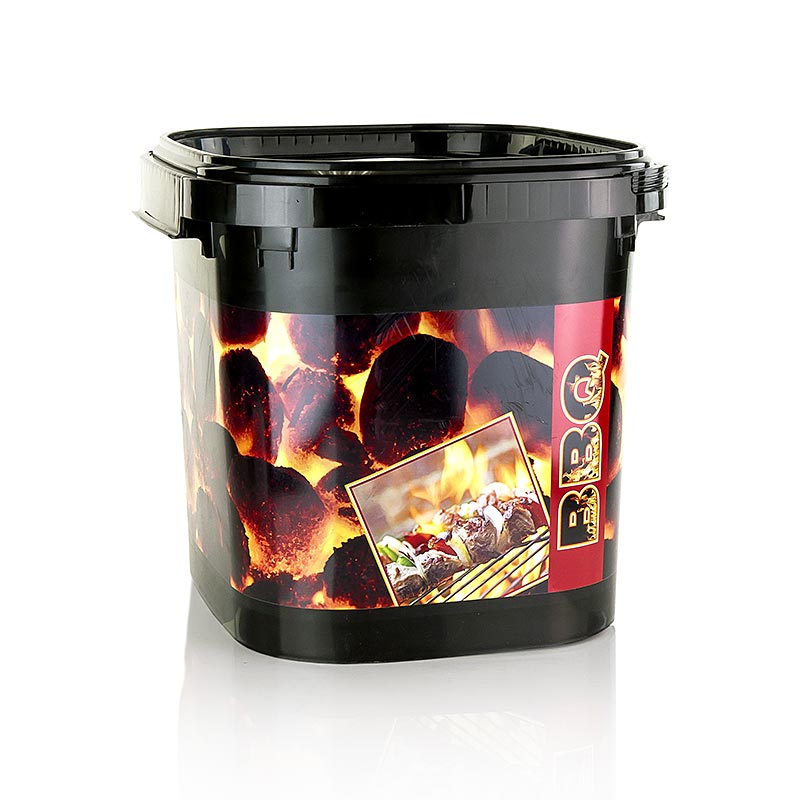 Kunststoff Eimer BBQ mit Griffmulden und Deckel, 35 Liter, quadratisch - 1 St - Lose Kunststoff Eimer BBQ mit Griffmulden und Deckel, 35 Liter, quadratisch - 1 St - Lose