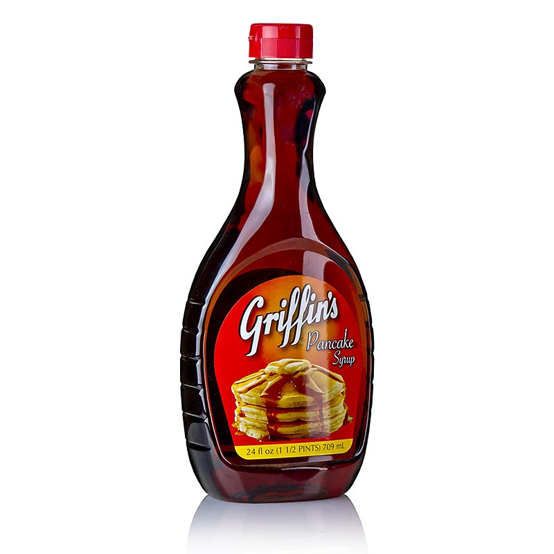 Sciroppo per Pancake, con sciroppo d`acero, di Griffins - 709 ml - Bottiglia