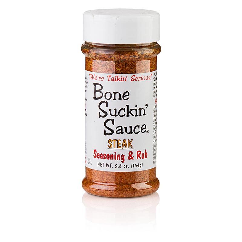 Bone Suckin` Steak krydda och rub, BBQ krydda, Ford`s Food - 164g - Pe kan