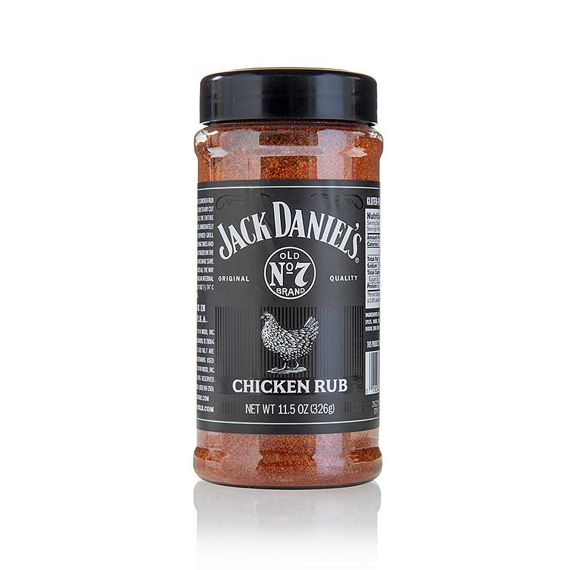Jack Daniel`s Chicken Rub, BBQ krydder tilberedt kylling - 326g - Pe kan