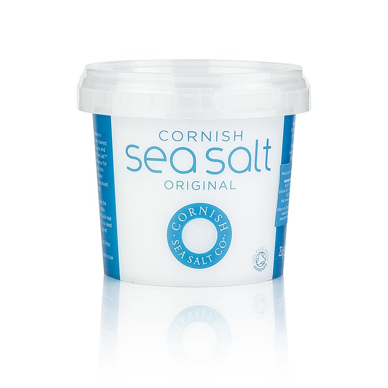 Cornish Sea Salt, flocos de sal marinho da Cornualha / Inglaterra - 225g - Pe pode