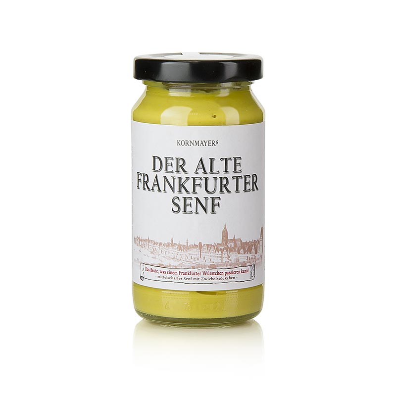 Kornmayer - Mustard Old Frankfurt, pedas sedang - 210ml - Kendi batu