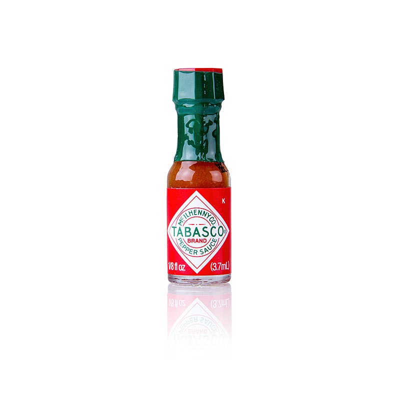 Tabasco, rosso, speziato, mini bottiglie, McIlhenny - 533 ml, 144 x 3,7 ml - Cartone