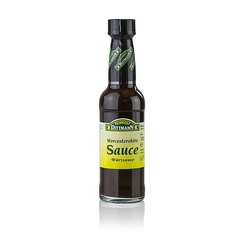 Worcestershire saus, Feinkost Dittmann - 100 ml - Flaske