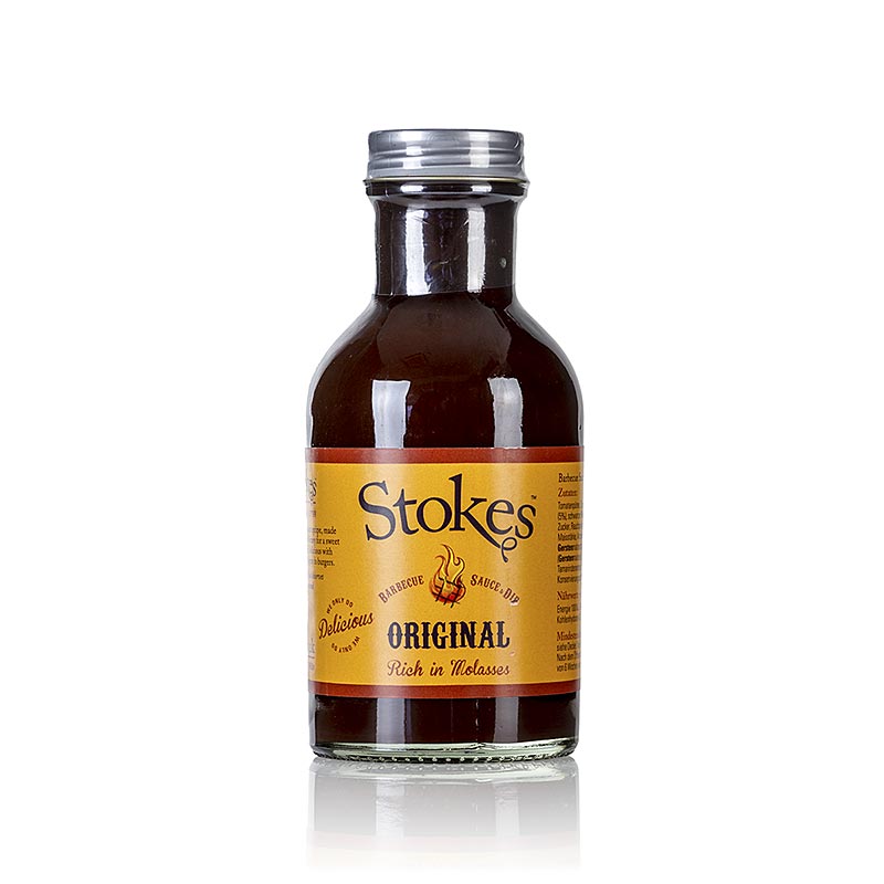 Stokes BBQ Sauce Original, roeykfylt og soet - 250 ml - Flaske