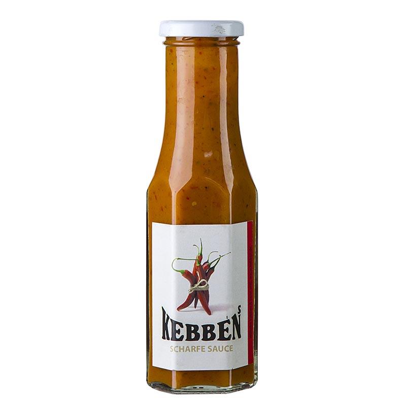 Kebbens varm sas (grillsas) - 250 ml - Glas