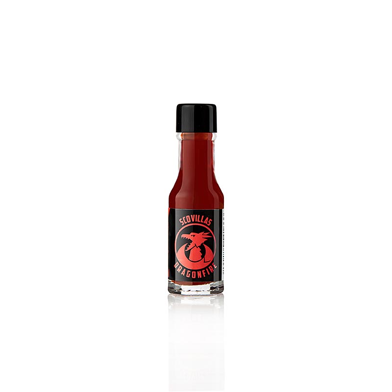 Scovilla Dragonfire, salsa picante extrema, mini, mas de 100 000 Scoville - 3ml - Botella Scovilla Dragonfire, salsa picante extrema, mini, mas de 100 000 Scoville - 3ml - Botella