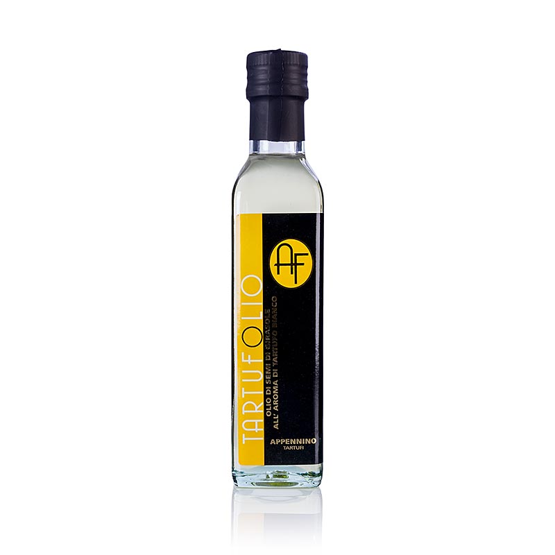 Olio di semi di girasole aromatizzato al tartufo bianco (olio al tartufo), Appennino - 250 ml - Bottiglia