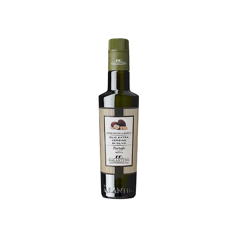 Olio extra vergine di oliva aromatizzato al tartufo (olio al tartufo), Galantino - 250 ml - Bottiglia