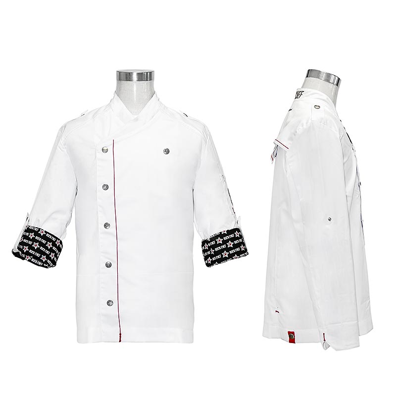 Kochjacke Rock Chef ® Gr. 54, weiß, Karlowsky - 1 St - Folie Kochjacke Rock Chef ® Gr. 54, weiß, Karlowsky - 1 St - Folie