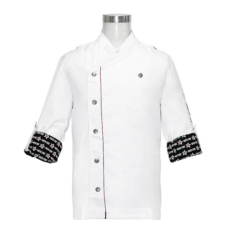 Kochjacke Rock Chef ® Gr. 54, weiß, Karlowsky - 1 St - Folie Kochjacke Rock Chef ® Gr. 54, weiß, Karlowsky - 1 St - Folie