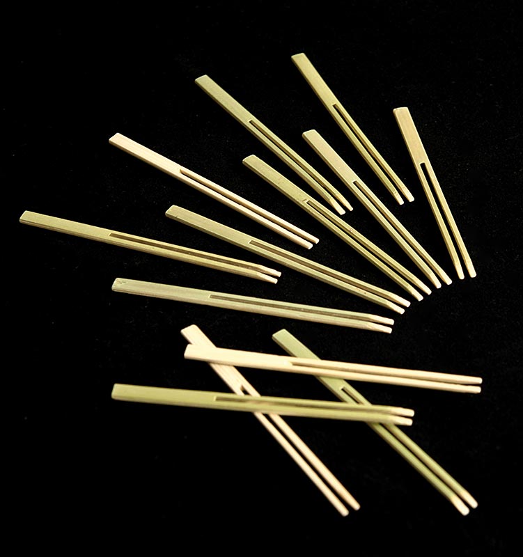 Bambus-Spieße, Stimmgabeln, 10cm - 100 St - Beutel Bambus-Spieße, Stimmgabeln, 10cm - 100 St - Beutel
