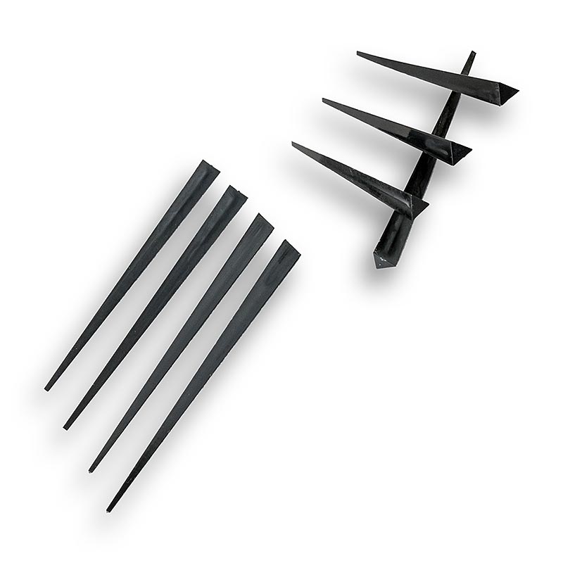 Kunststoff-Spieße, schwarz, 8,7 cm - 250 St - Beutel Kunststoff-Spieße, schwarz, 8,7 cm - 250 St - Beutel
