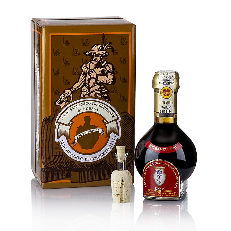 Aceto Balsamico Tradicional di Modena DOP, 25 anos, Acetaia di Giorgio - 100ml - Garrafa sem bico