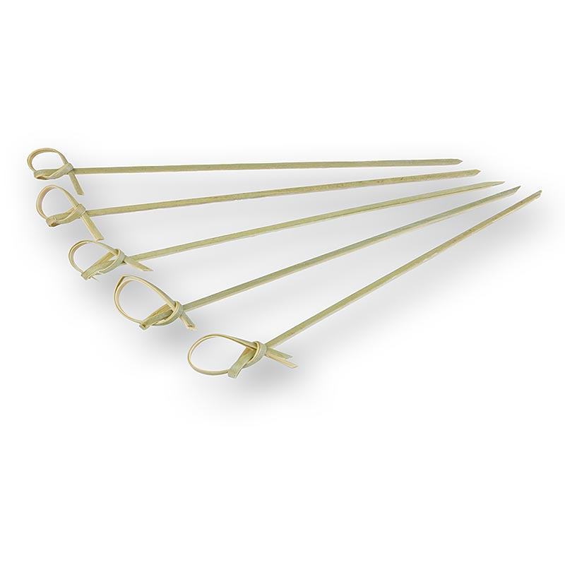 Bambus-Spieße, mit Knotenende, 15 cm - 250 St - Beutel Bambus-Spieße, mit Knotenende, 15 cm - 250 St - Beutel