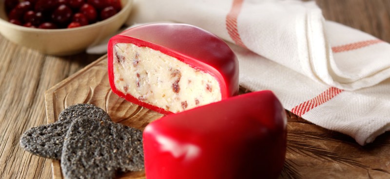 Snowdonia - Bouncing Berry, Keju Cheddar dengan Cranberry, Lilin Merah - 200 gram - Kertas