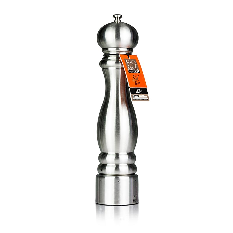 Moli de sal Peugeot PARIS USELECT, 30 cm d`alcada, regulable, acer inoxidable - 1 peca - Solta Moli de sal Peugeot PARIS USELECT, 30 cm d`alcada, regulable, acer inoxidable - 1 peca - Solta