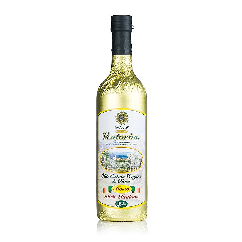 Azeite virgem extra, Venturino, azeitonas 100% italianas - 750ml - Garrafa