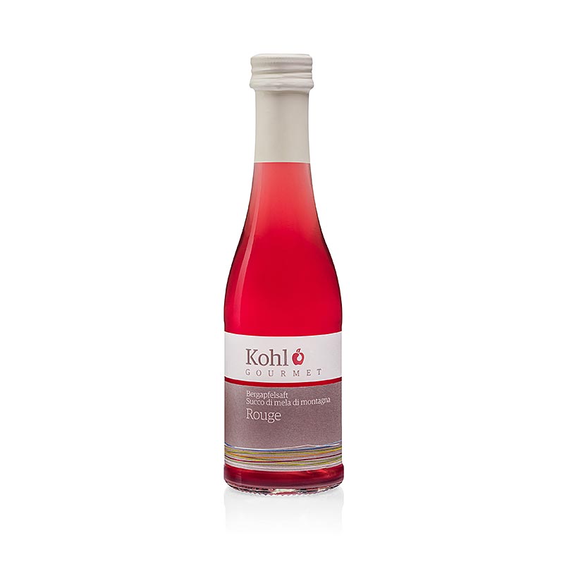 Gourmet fjell eplejuice rouge, kal - 200 ml - Flaske