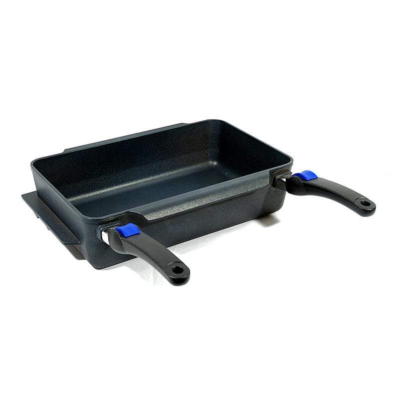 AMT Gastroguss, Multibräter, 38x24cm, 9cm hoch, mit abnehmbaren Griffen - 1 St - Lose AMT Gastroguss, Multibräter, 38x24cm, 9cm hoch, mit abnehmbaren Griffen - 1 St - Lose