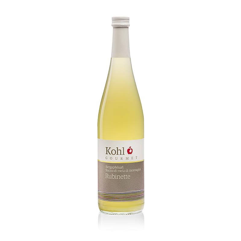 Succo gourmet di mela di montagna Rubinette, cavolo cappuccio - 750 ml - Bottiglia