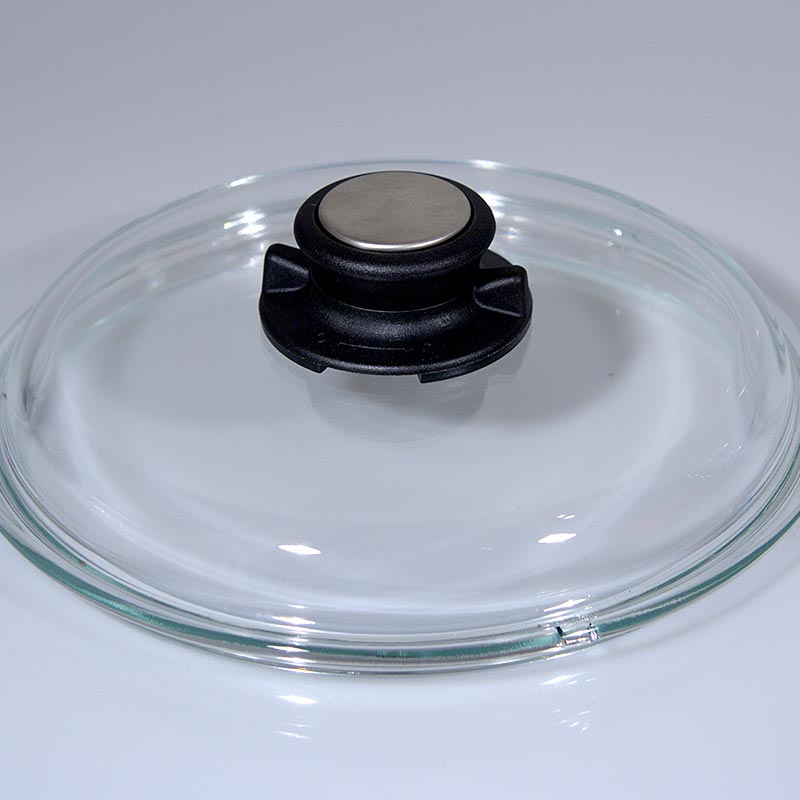 AMT Gastroguss, Deckel für Braten-/ Kochtopf Pfanne, ø 20cm, Glas - 1 St - Lose AMT Gastroguss, Deckel für Braten-/ Kochtopf Pfanne, ø 20cm, Glas - 1 St - Lose
