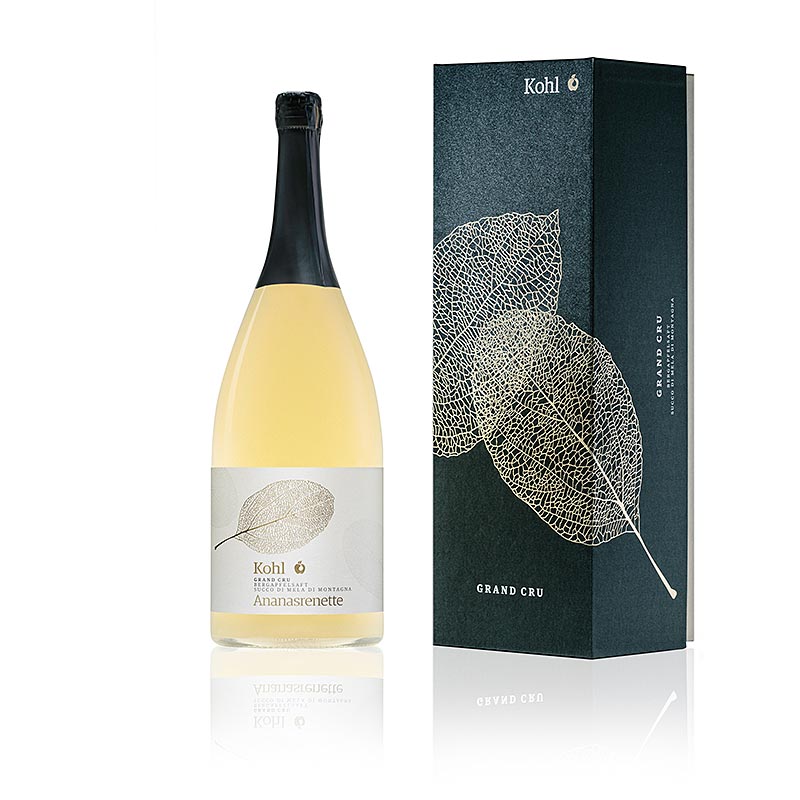 Succo di mela di montagna Grand Cru, renette di ananas, cavolo cappuccio - 1,5 litri - Bottiglia