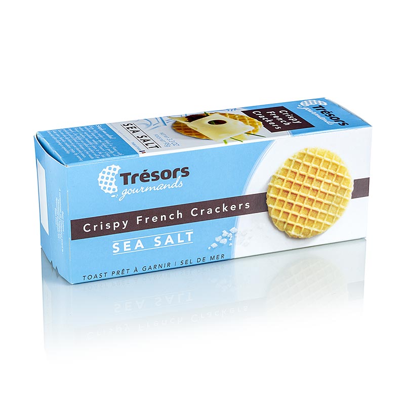 Barsnack Tresors - Frances Crocante Mini biscoitos waffle com sal marinho - 95g - Cartao