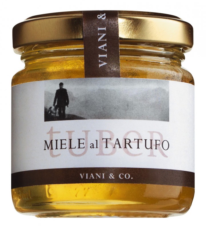 Miele al tartufo, hunajaa kesatryffeleilla - 120g - Lasi