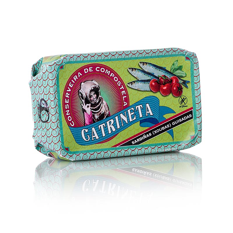 Sardiner, hela, i galicisk sas, Spanien - 115 g - burk Sardiner, hela, i galicisk sas, Spanien - 115 g - burk