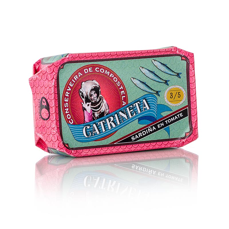 Sardinhas inteiras com molho de tomate, Espanha - 115g - pode Sardinhas inteiras com molho de tomate, Espanha - 115g - pode