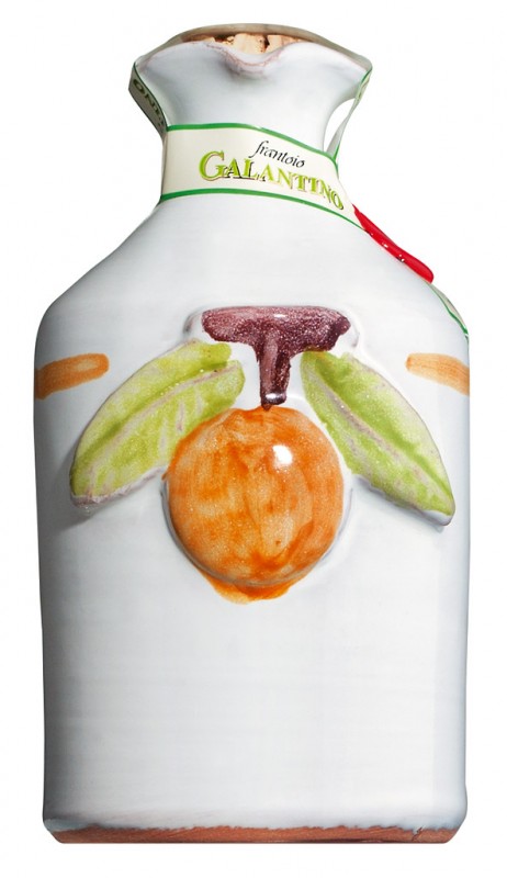 Olio all`arancia, orcio, extra virgin olivenolje med appelsin, kanne, galantino - 250 ml - kanne