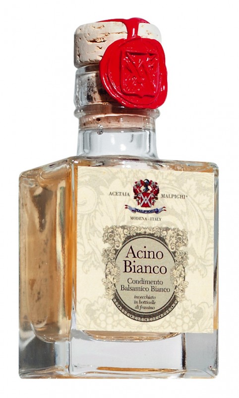 Acino Bianco, Condimento bianco, Condimento Bianco, invecchiato 5 anni, Malpighi - 50 ml - Bottiglia