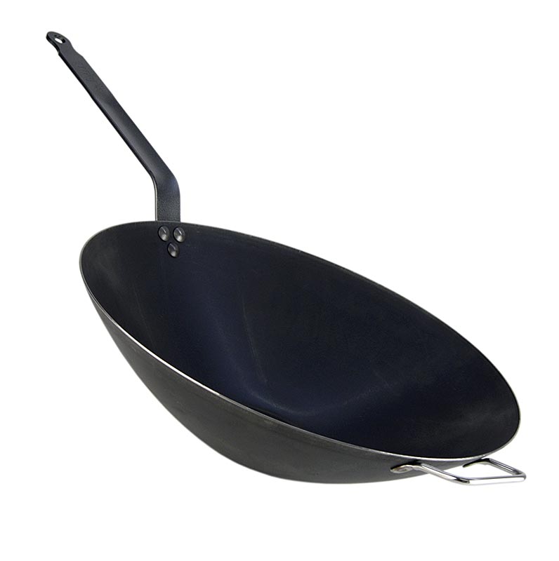 deBUYER Force Blue Wok, Blaustahl, ø 40 cm, Boden ø 11cm, 11cm hoch - 1 St - Tüte deBUYER Force Blue Wok, Blaustahl, ø 40 cm, Boden ø 11cm, 11cm hoch - 1 St - Tüte